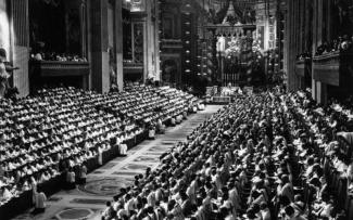 Blessed Pope Paul VI opens the second session of Vatican II in 1963