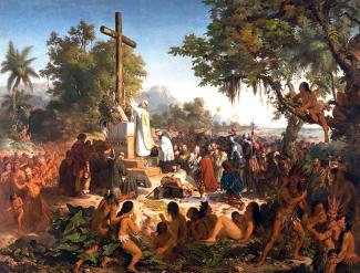 Victor Meirelles (1832–1903), “The First Mass in Brazil” 
